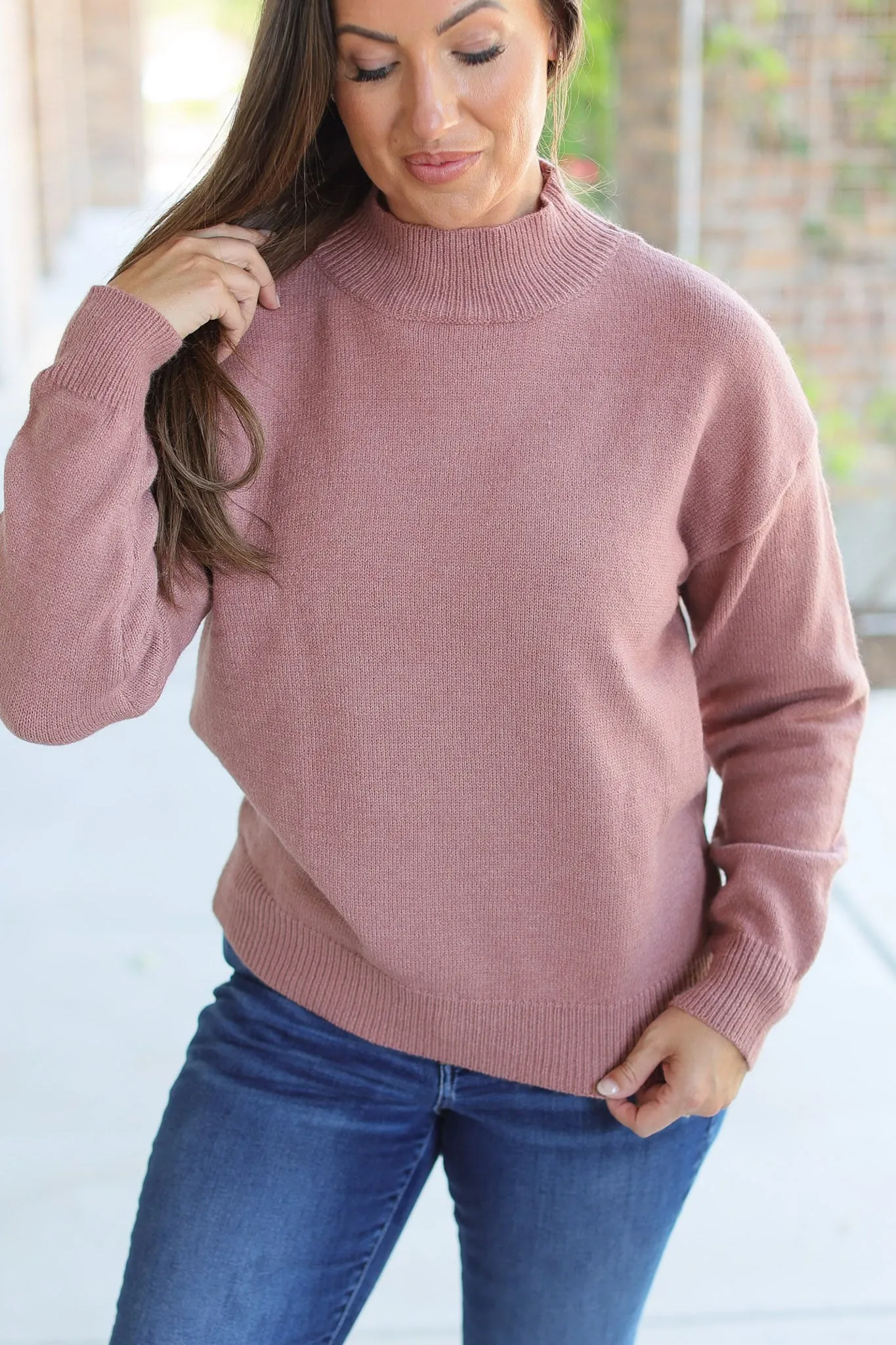 Molly Sweater - Mauve by Michelle Mae