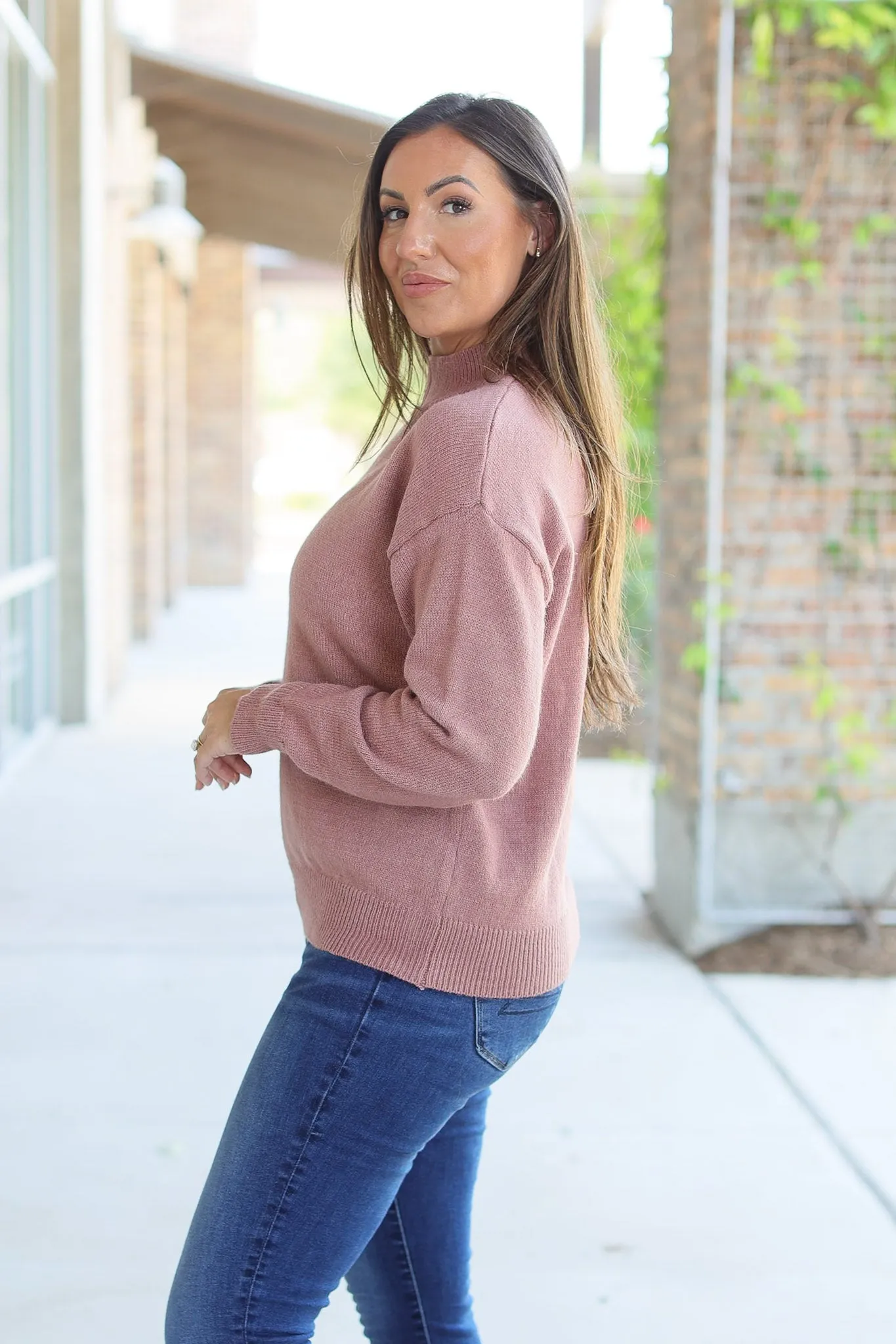 Molly Sweater - Mauve by Michelle Mae
