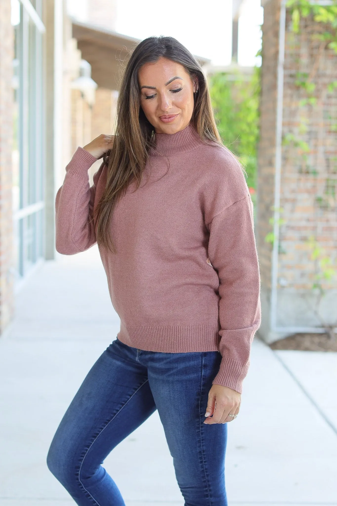 Molly Sweater - Mauve by Michelle Mae