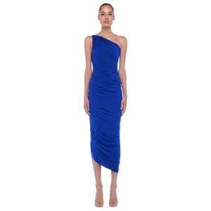 Norma Kamali Diana Gown in Berry Blue NWT