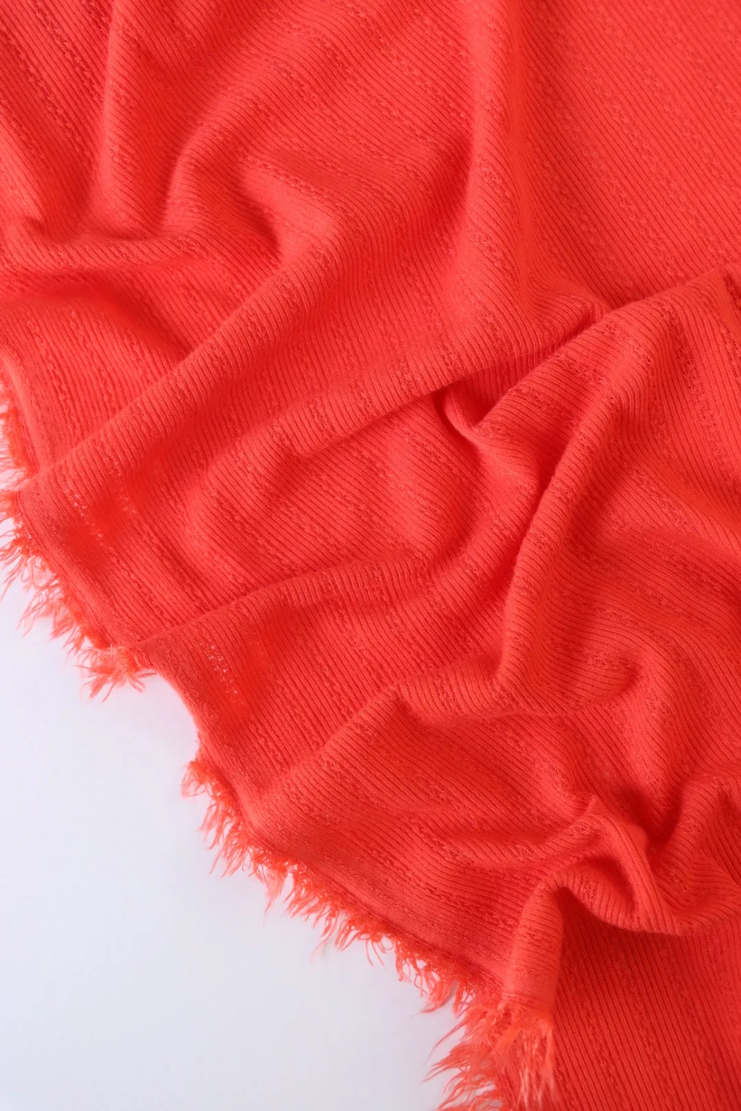 Orange Tomato Bahia Rib Knit
