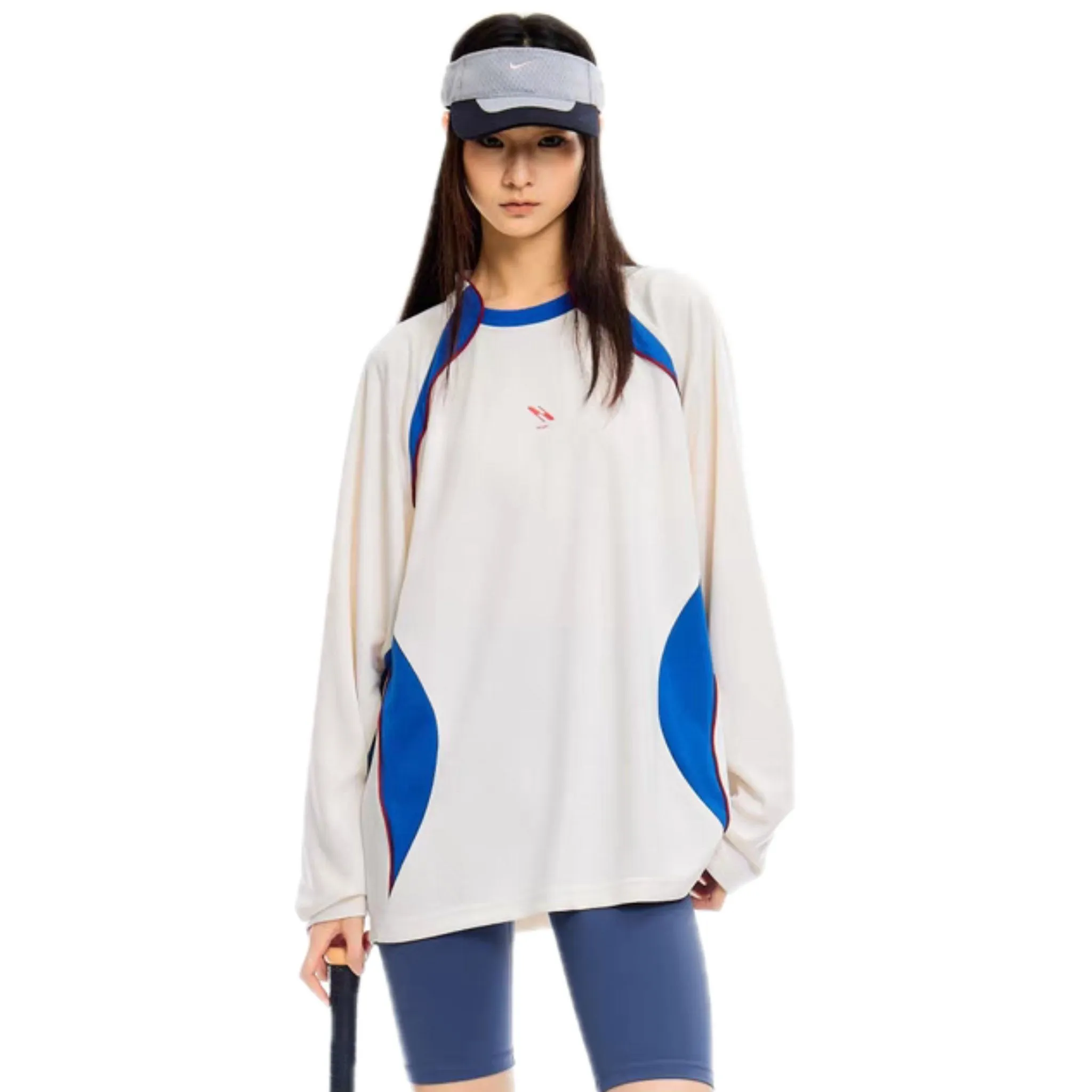 Panel LS T-shirt in White