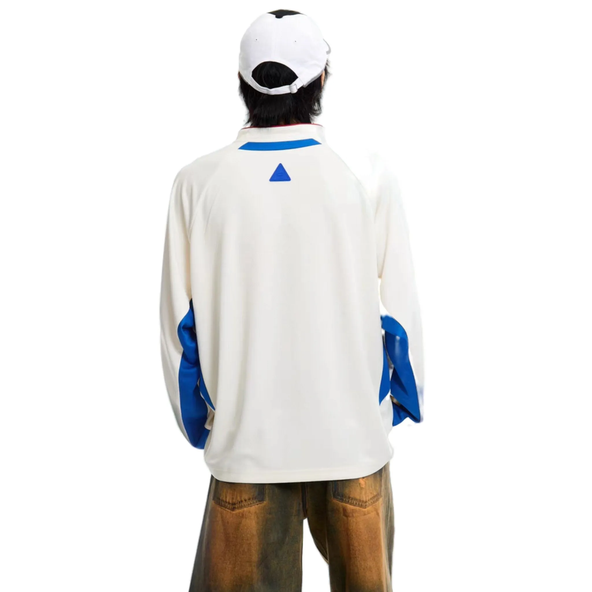 Panel LS T-shirt in White