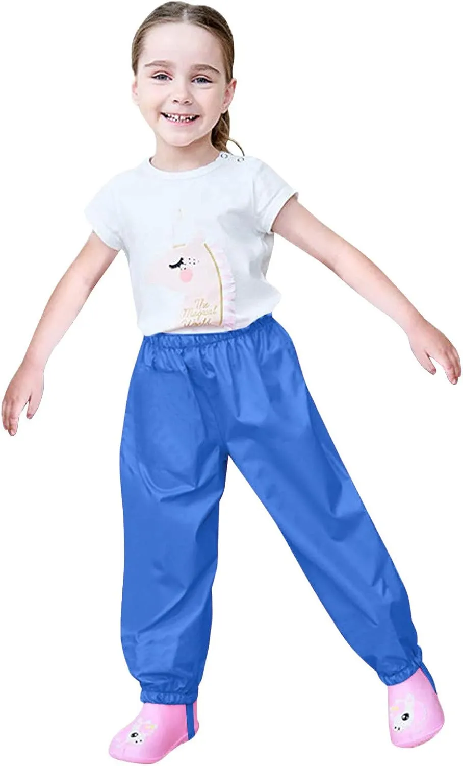 Pants Boys Mud ungarees Fabric Windproof Baby Water-Proof Double Warm Kids Rain Girls Bottoms
