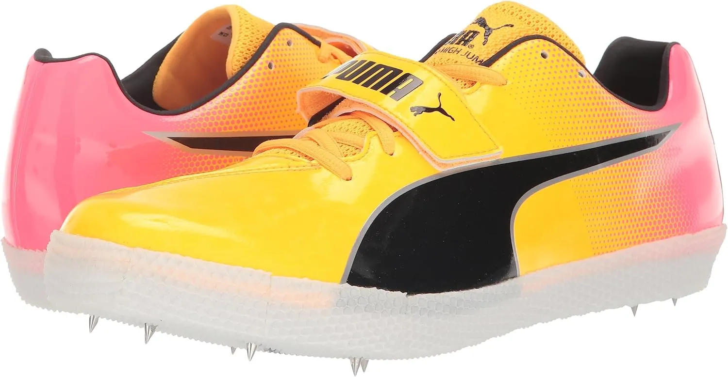 PUMA Men's Evospeed High Jump 10 Sun Stream/Sunset Glow Black 11 D (M)