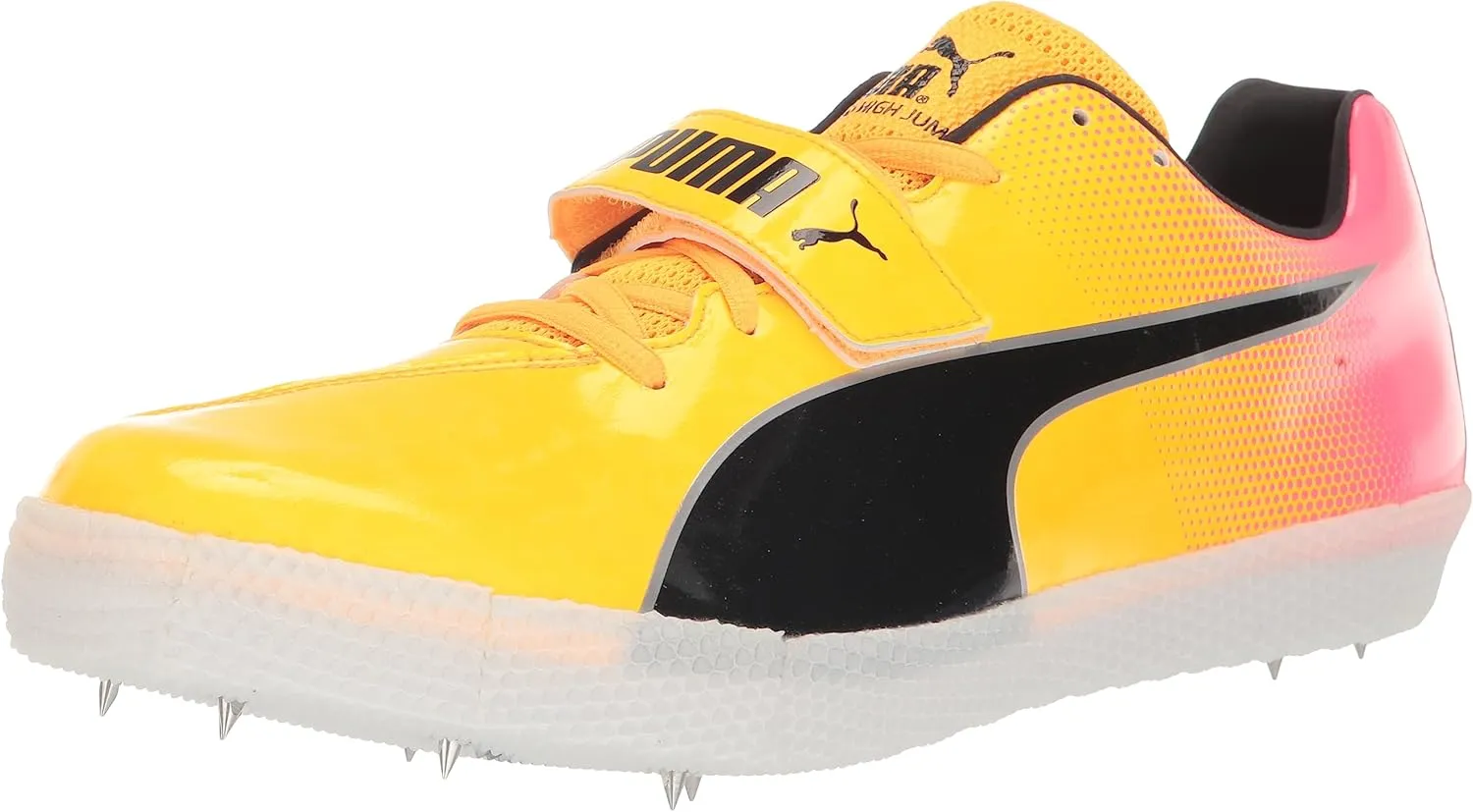 PUMA Men's Evospeed High Jump 10 Sun Stream/Sunset Glow Black 11 D (M)