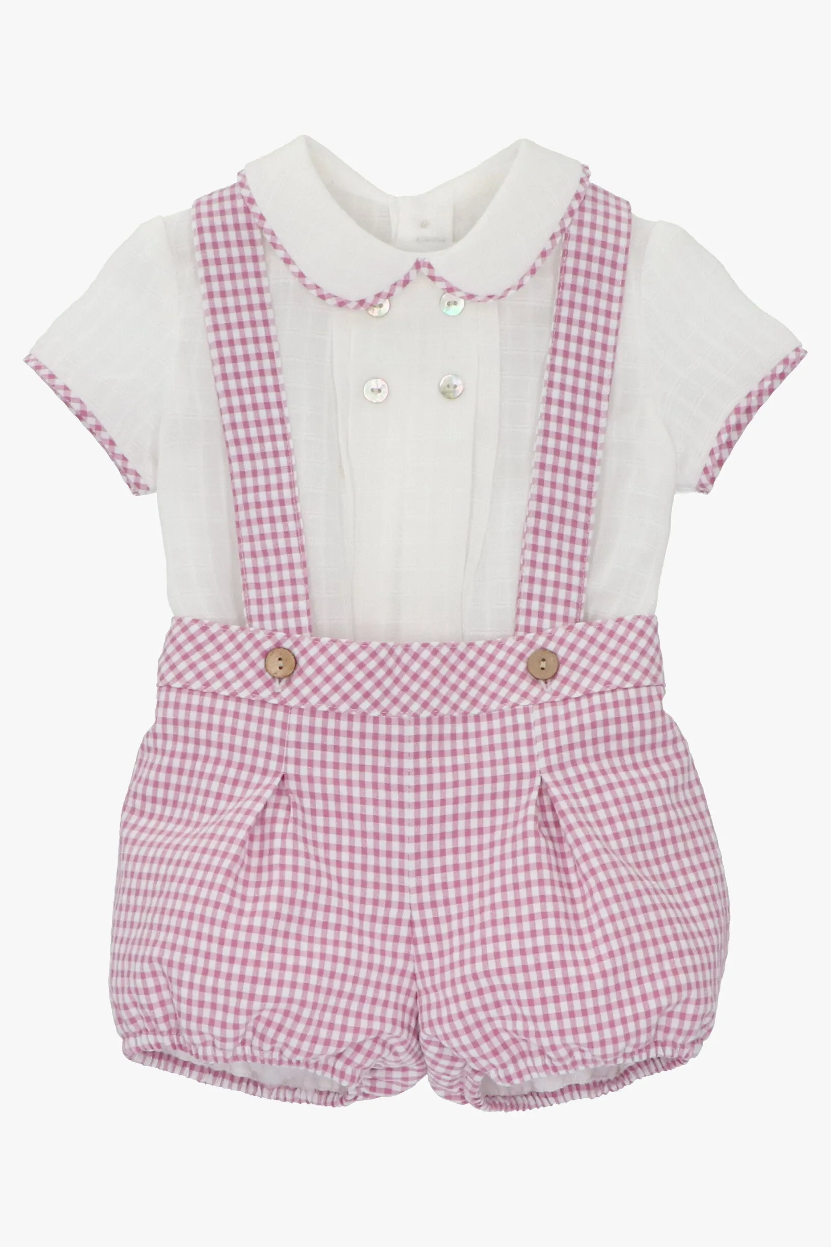 "Lysander" Shirt & Orchid Purple Gingham Jam Pants