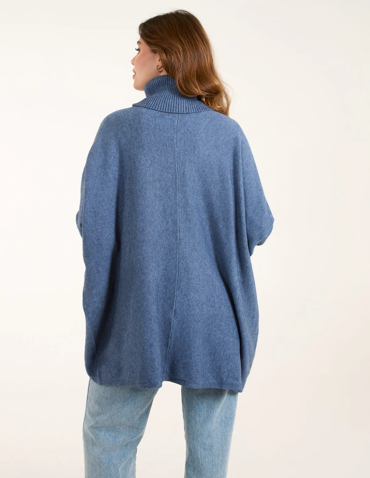 Roll Neck Pocket Jumper