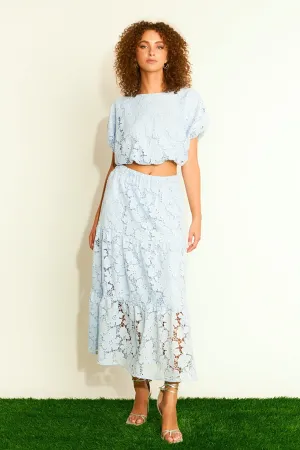 Sequins Lace Voluminous Top