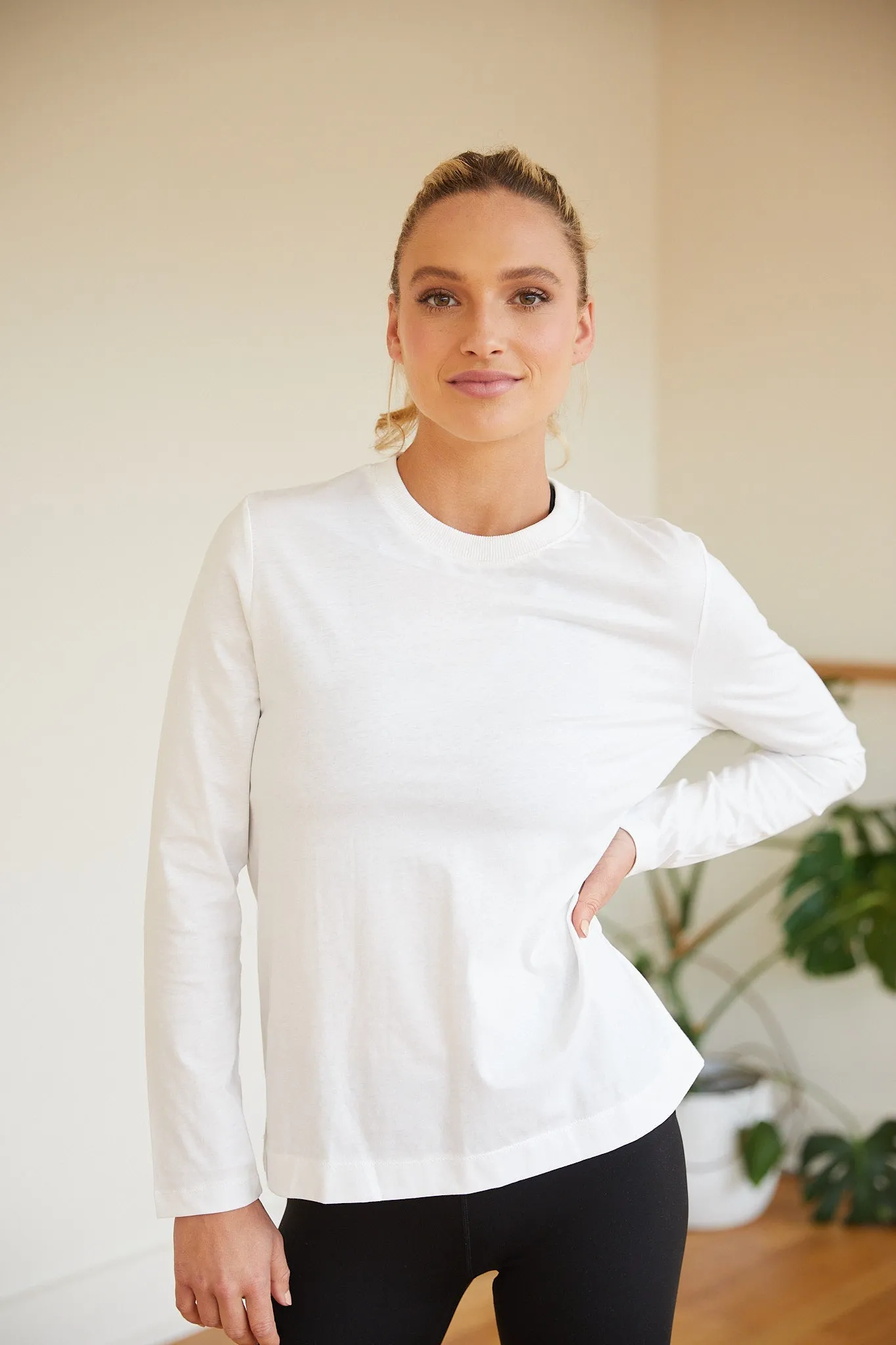 Spirit Long Sleeve T-Shirt - Ecru