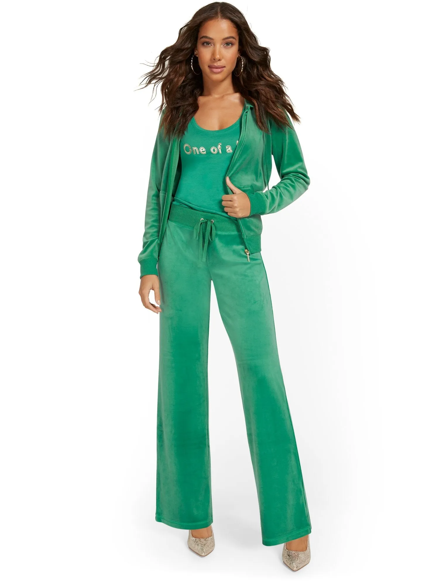 Tall Velour Straight-Leg Pant - Dreamy Velour Collection