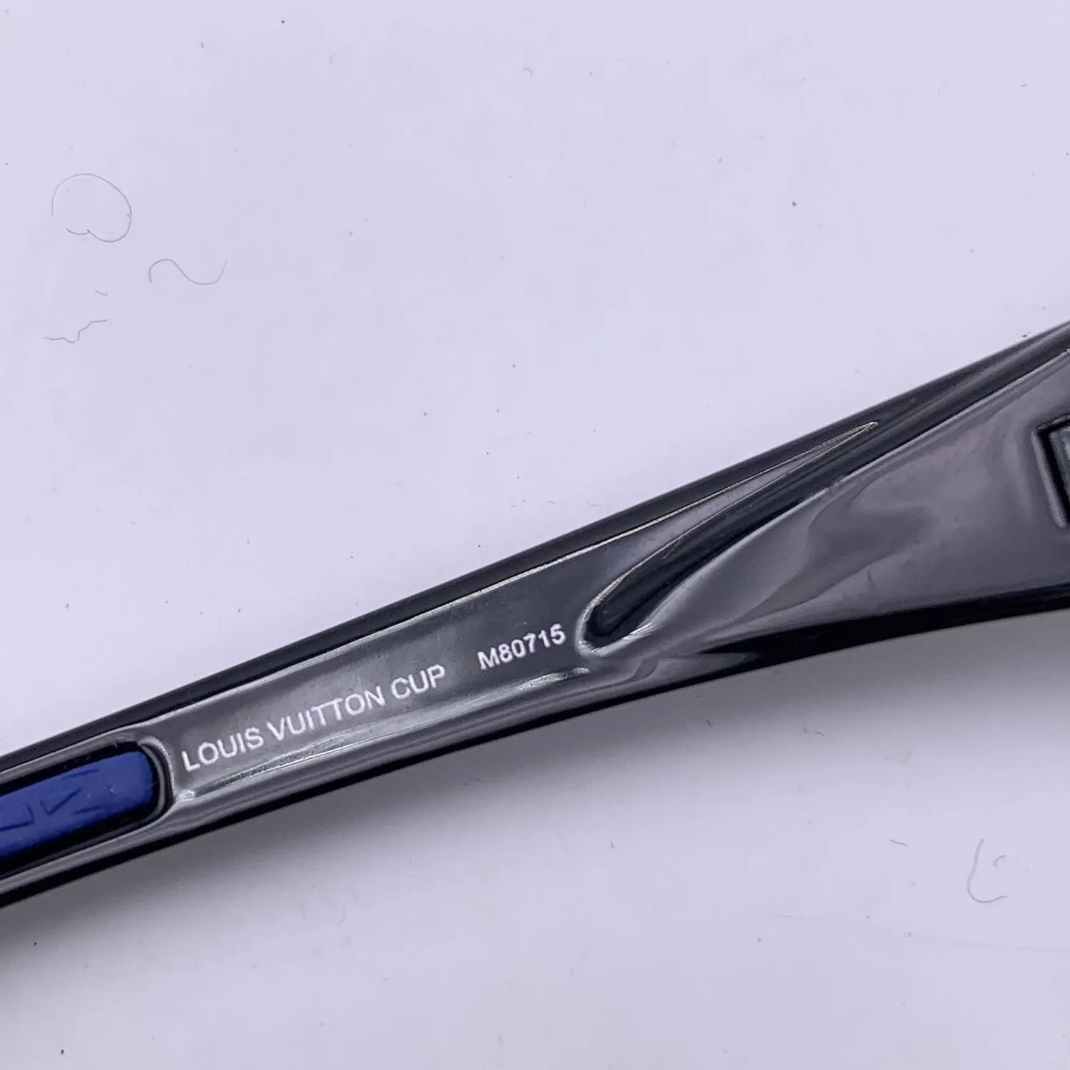 Trendy Inspired Louis Vuitton Lv Cup Blue M80715 Shield Sport Sunglasses 78/10