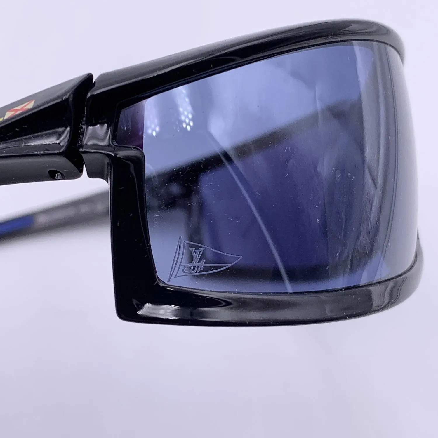 Trendy Inspired Louis Vuitton Lv Cup Blue M80715 Shield Sport Sunglasses 78/10