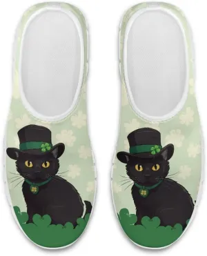 Xpyiqun St Patricks Day Sneakers for Women Size 5.5-11.5 Slip On Sneaker Womens Mesh Road Running Shoes Walking Loafer