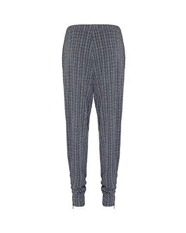 Zip Eclipse Pant- Navy/White
